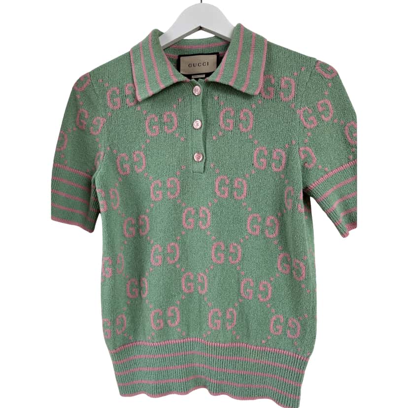 Gucci Polo Turquoise Never worn - Front View