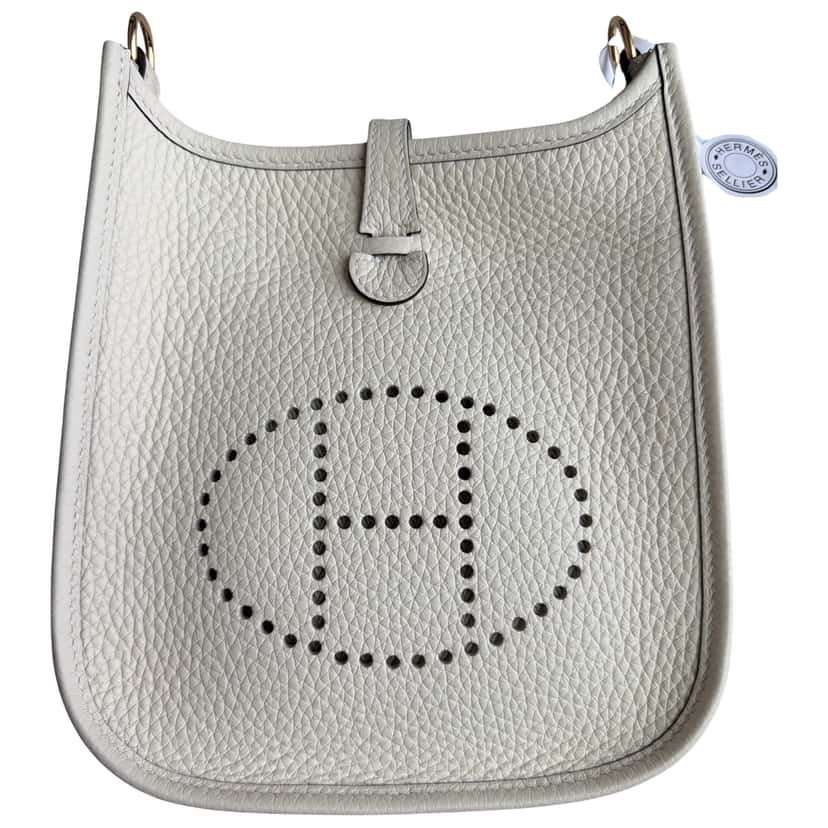 Hermès Hermes original leather bag Beige Leather Never worn - Front View