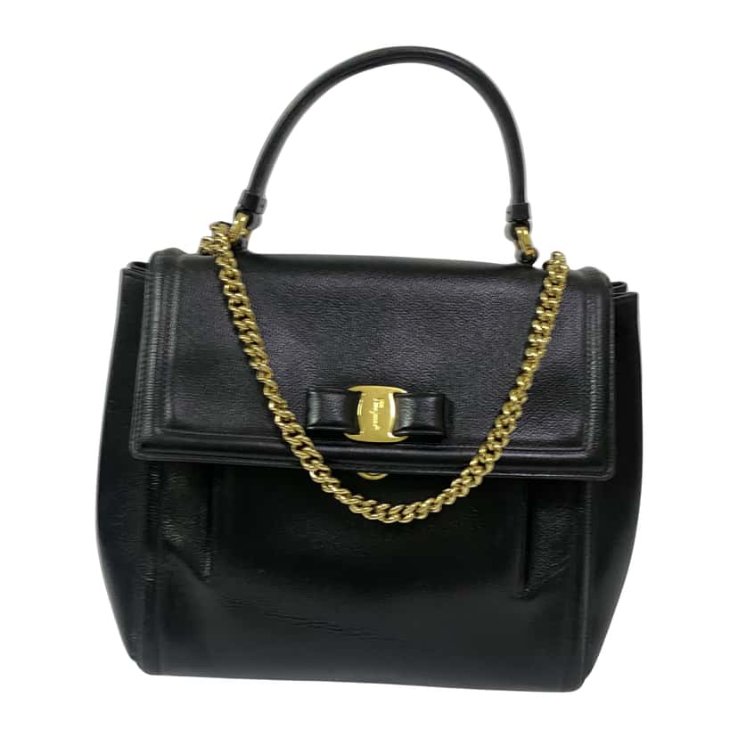 Salvatore Ferragamo Salvatore Ferragamo 2way bag Black Very good condition - Front View