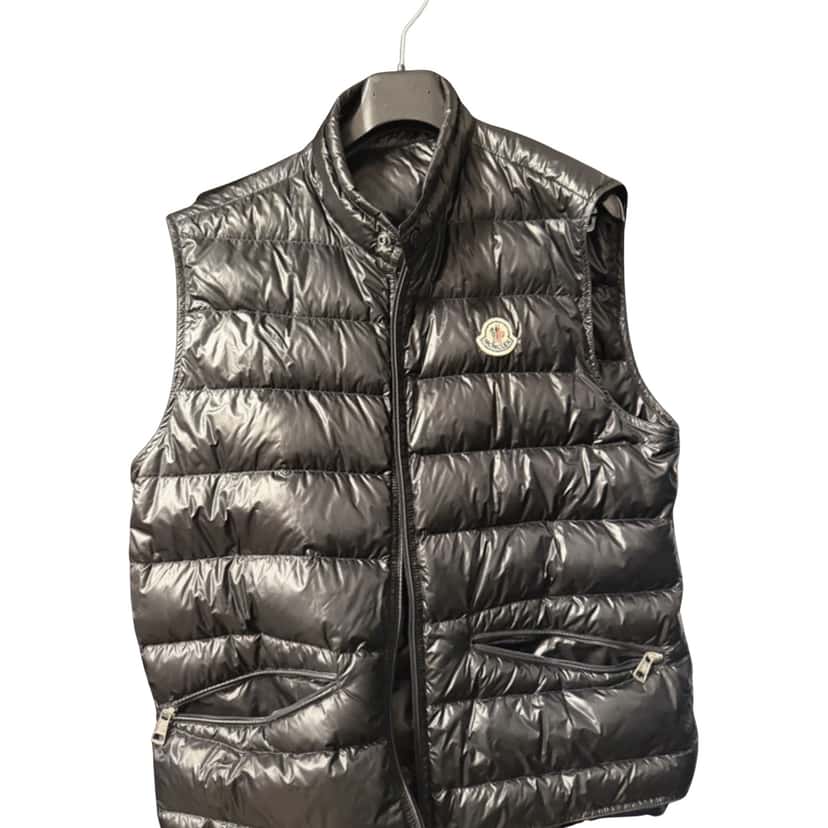 Moncler Moncler Vest - Monclerweste Black Polyester Very good condition - Front View
