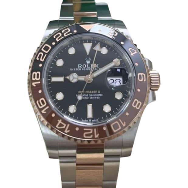 Rolex GMT-Master II 40mm Pink Never worn - Front View