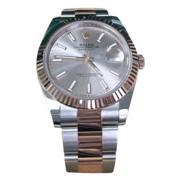 Rolex Datejust 41 Pink Never worn - Front View