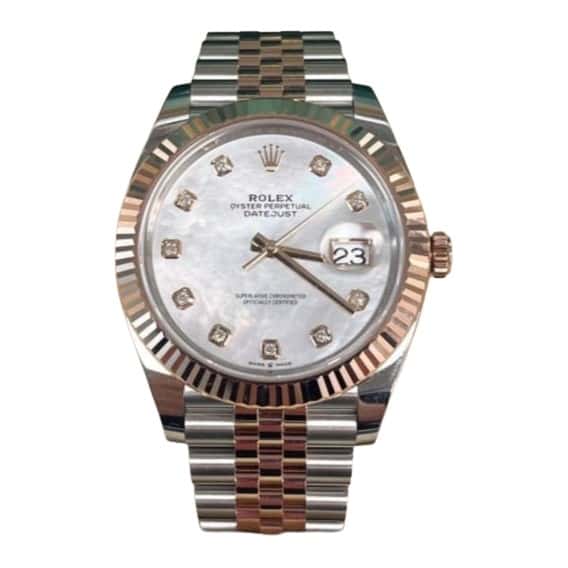 Rolex Datejust 41 Pink Never worn - Front View