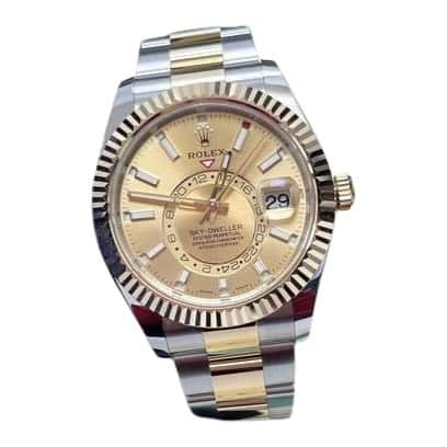 Rolex Sky-Dweller 42mm Gold Never worn - Front View