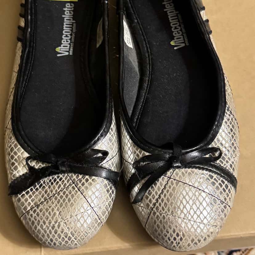 Adidas Ballerina comfort Silver Very good condition - Back View