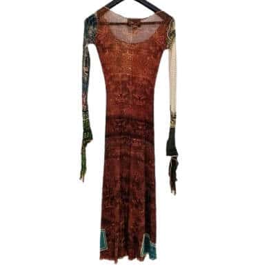 Jean Paul Gaultier Mesh Tattoo set MultiColor Very good condition - Back View