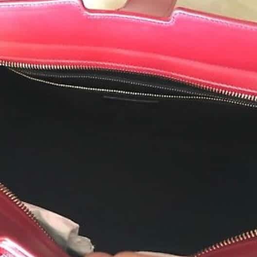 Saint Laurent Cabas Chyc tote bag Red Leather Very good condition - Model View