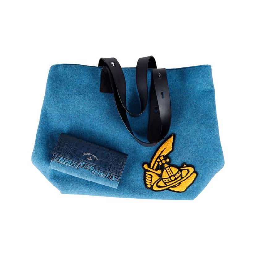 Vivienne Westwood Alice Shopper Bag Blue Very good condition - Box View