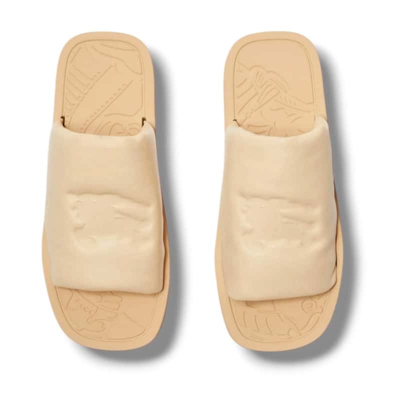 Burberry Burberry EKD Slap Beige Leather Never worn, with tag - Inside View
