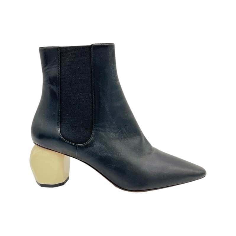 Sportmax Boots Black Leather Good condition - Front View