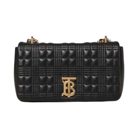 Burberry Lola Black Leather Gold Very good condition - Front View