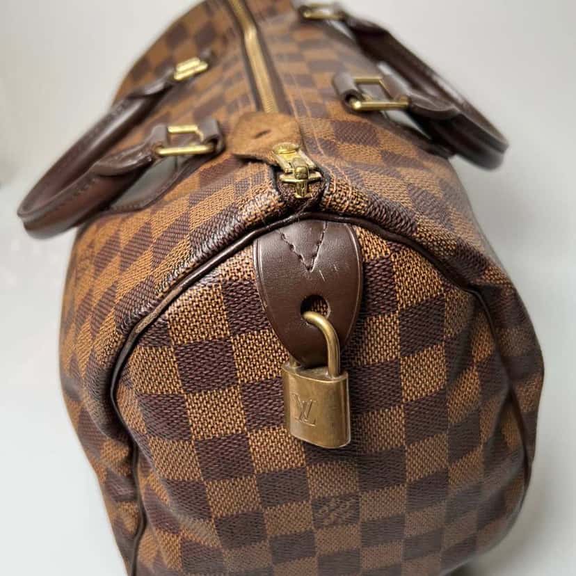 Louis Vuitton Speedy Brown Canvas Bronze Fair condition - Inside View