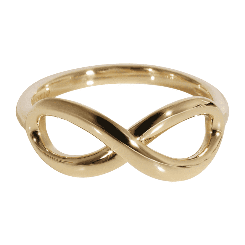 Tiffany & Co Infinity 18k Yellow Gold Ring Gold Gold Metal Very good condition - Front View