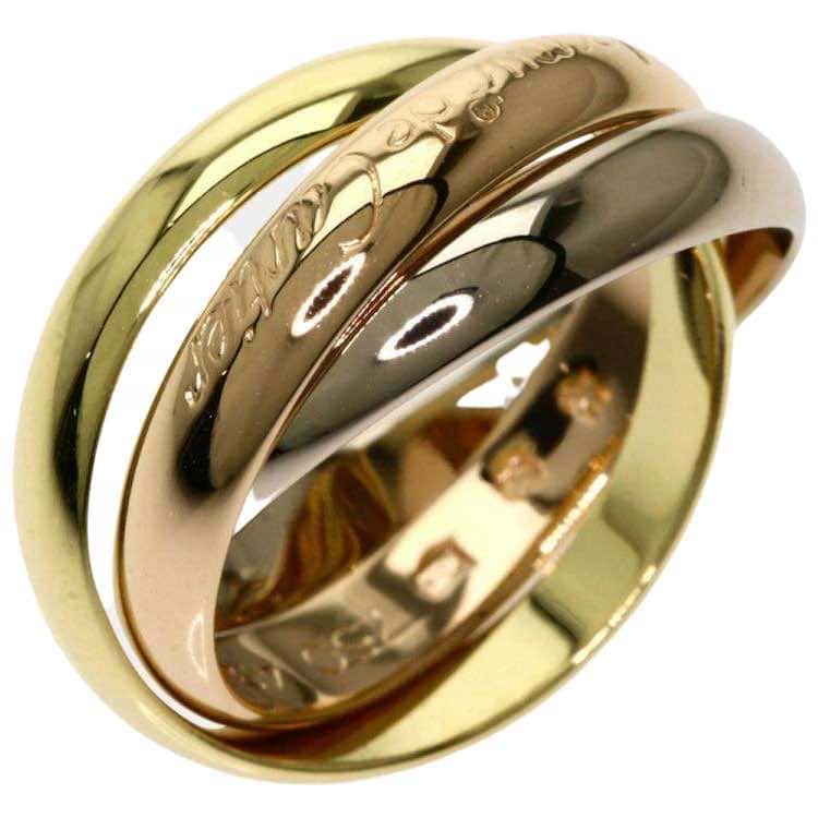 Cartier Trinity 18k Ring Gold Gold Very good condition - Front View
