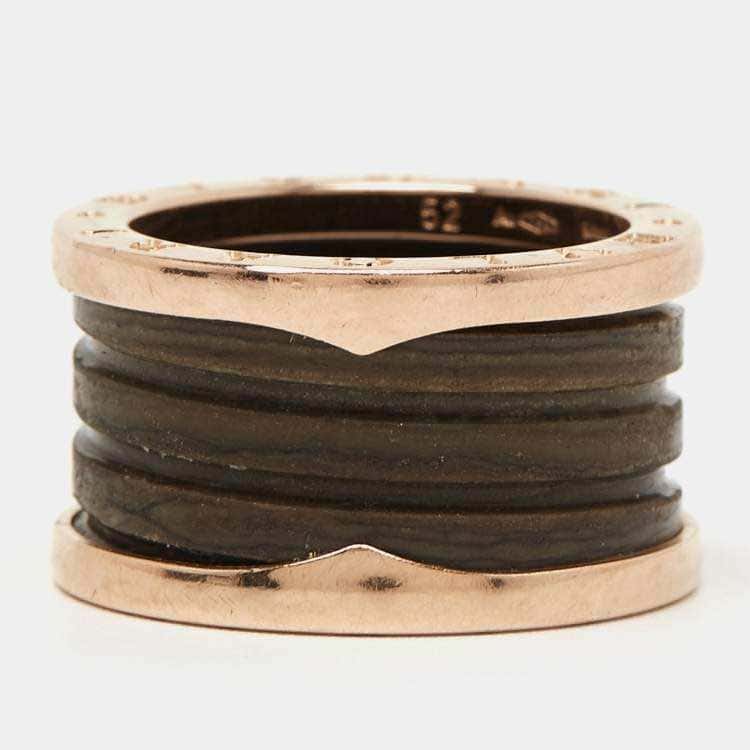 Bvlgari B.zero1 Brown Marble Brown Gold Good condition - Back View