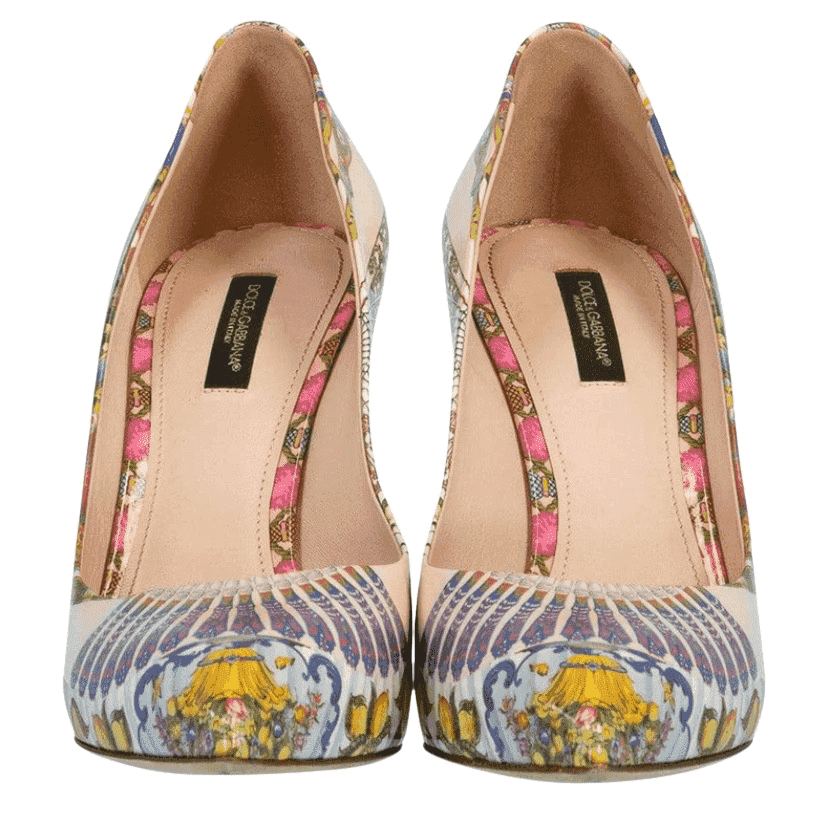 Dolce & Gabbana Pumps MultiColor Leather Very good condition - Inside View