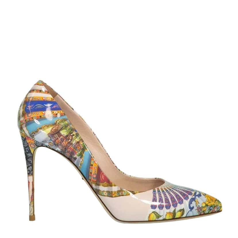 Dolce & Gabbana Pumps MultiColor Leather Very good condition - Front View