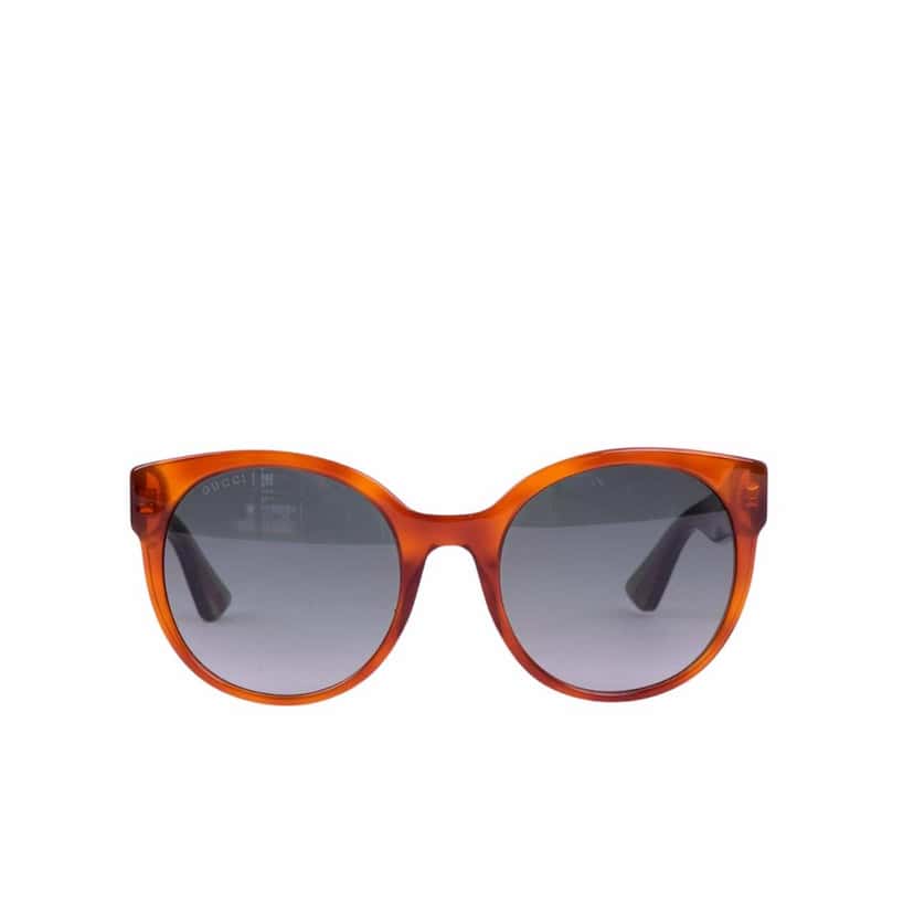 Gucci Avana Sunglasses Brown Plastic Very good condition - Front View