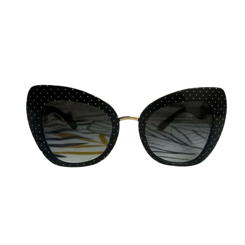 Dolce & Gabbana DOLCE & GABBANA DG 4319 Black Acetate Plastic Never worn - Front View