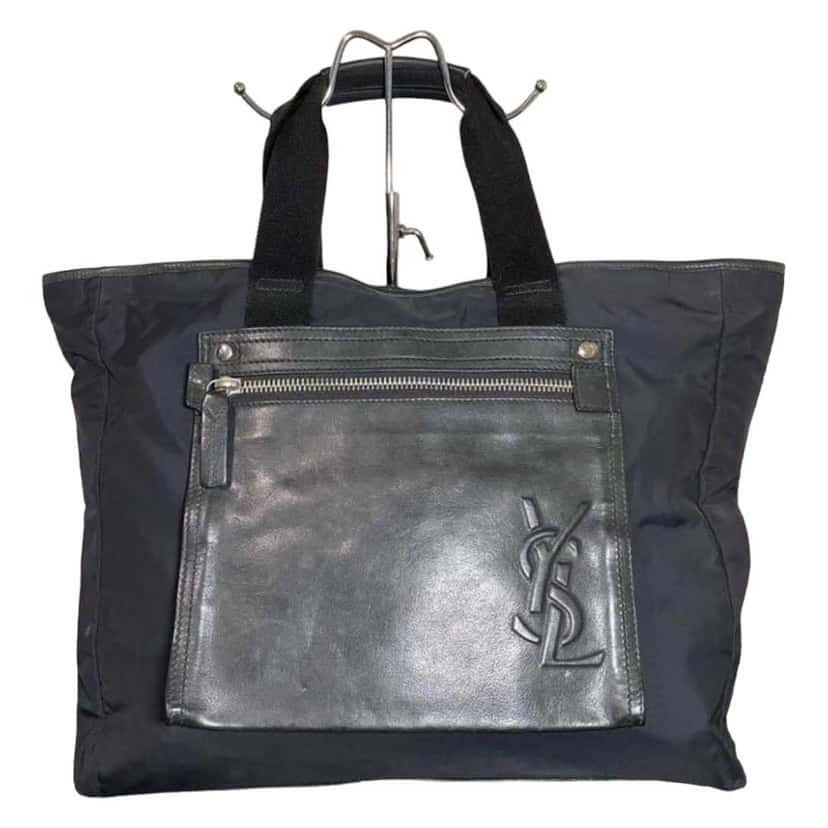 Saint Laurent YSL Tote Black Silver Good condition - Front View