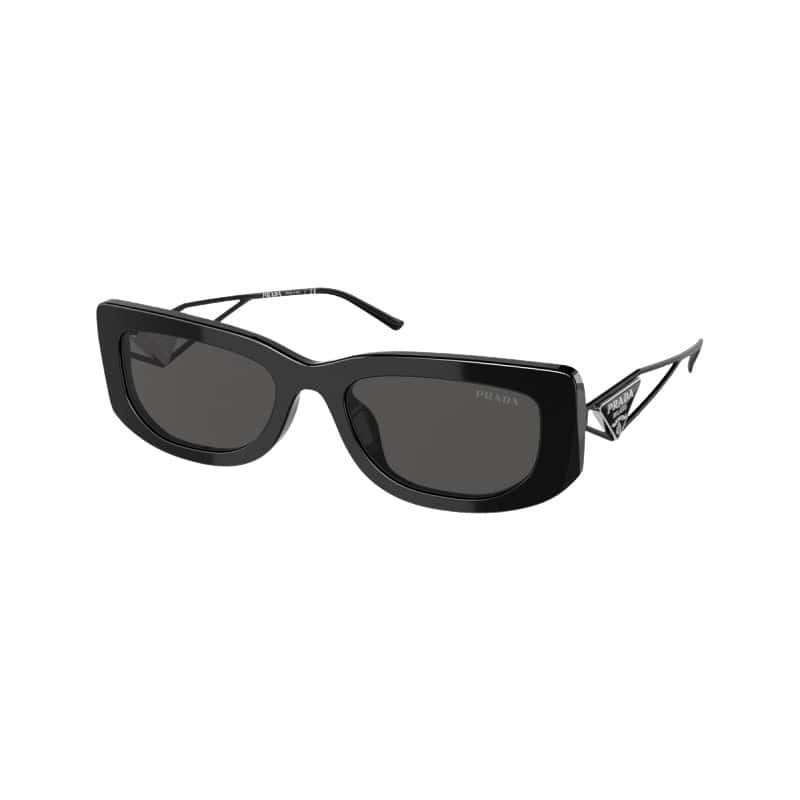 Prada Sunglasses Black Stainless steel Polycarbonate Never worn, with tag - Front View