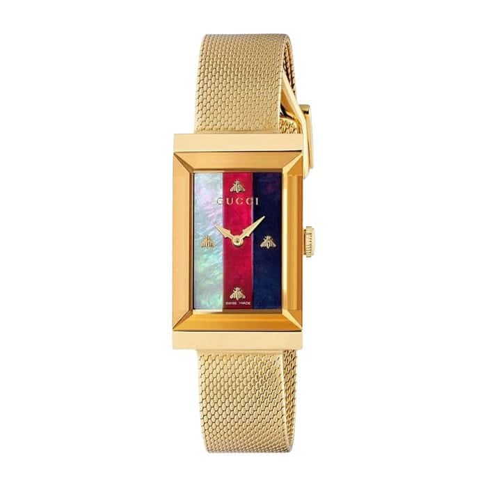 Gucci G-Frame Watch Gold Never worn, with tag - Front View