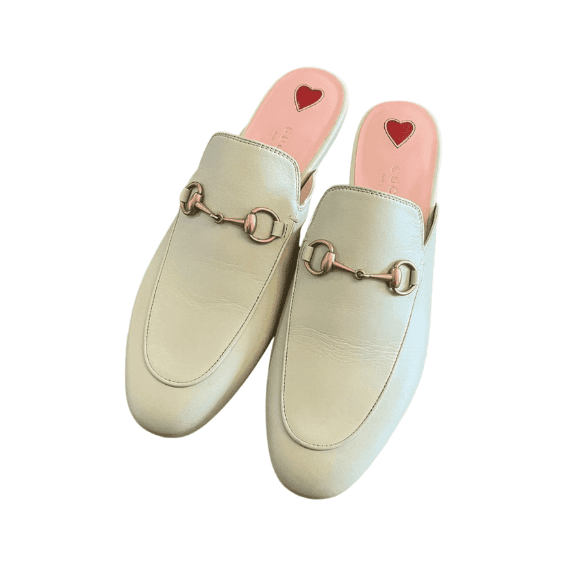 Gucci Princetown leather mules Green Leather Never worn, with tag - Front View