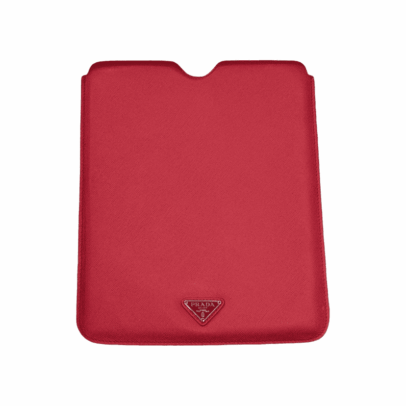 Prada Tablet Case Pink Leather Very good condition - Front View