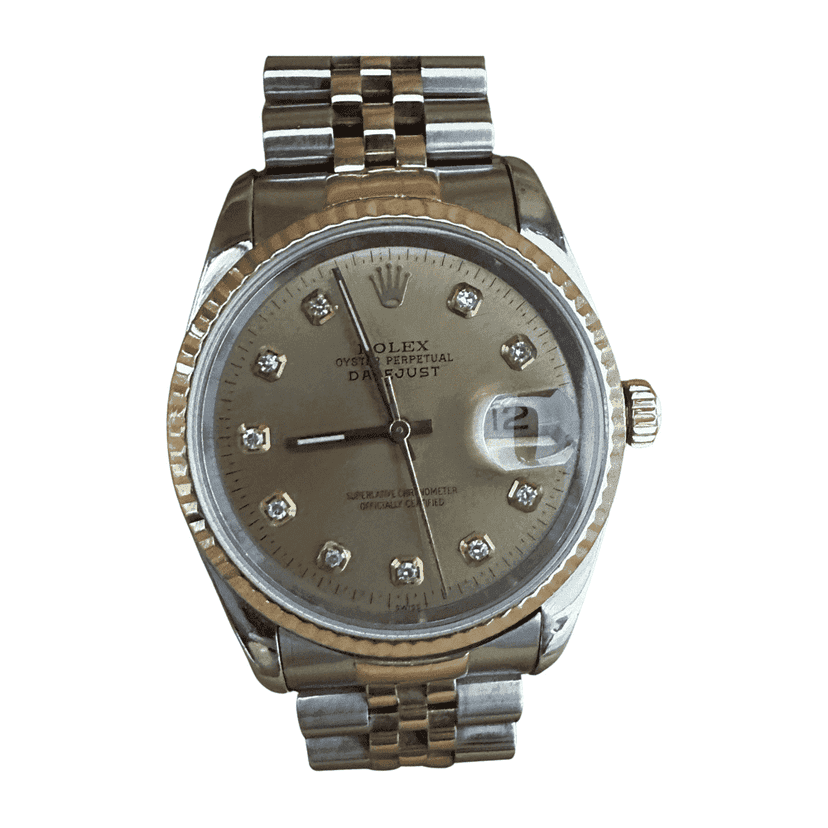 Rolex Datejust 36 Jubilee Gold Very good condition - Front View