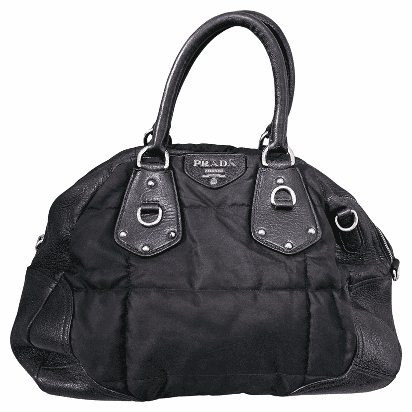 Prada Tessuto Satchel Black Good condition - Front View