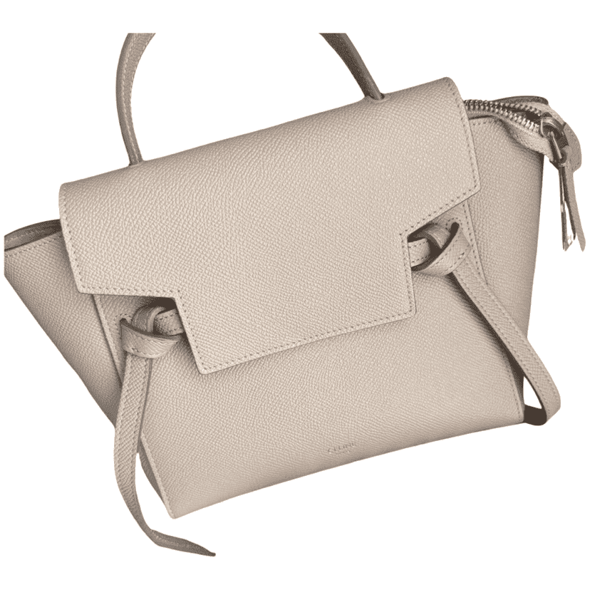 Celine Belt Beige Leather Never worn - Front View