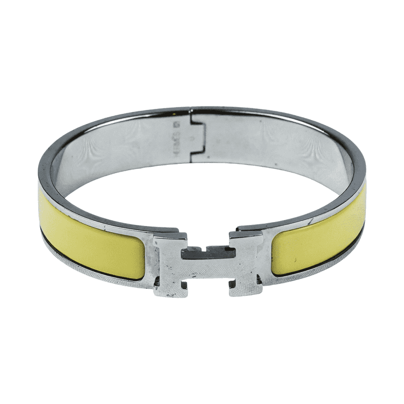 Hermès Clic Clac Yellow Very good condition - Front View