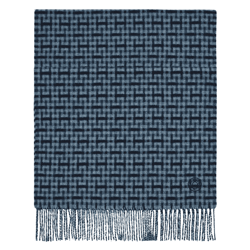 Hermès Product Blue Cashmere Never worn, with tag - Front View