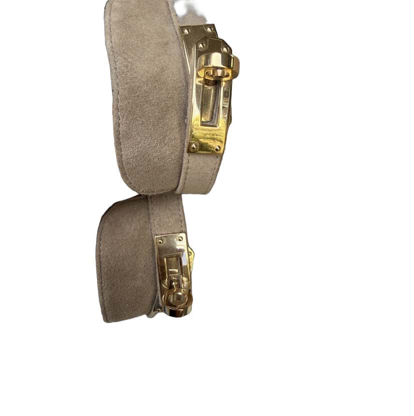 Hermès Oz Kelly Grey Suede Very good condition - Model View