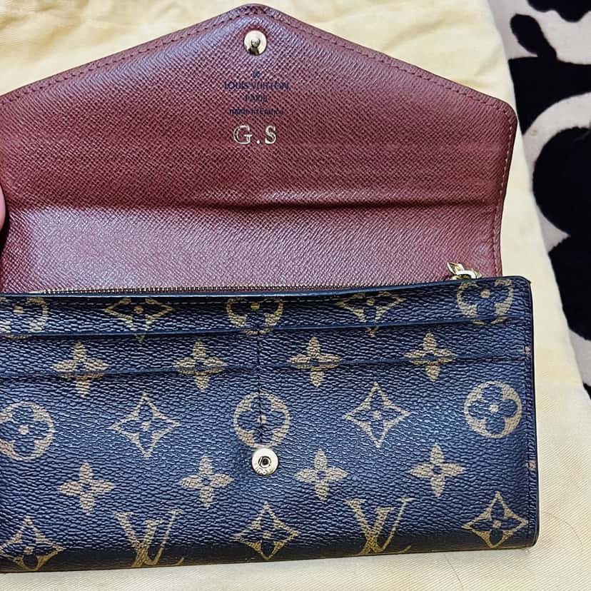 Louis Vuitton Sarah Brown Leather Good condition - Inside View
