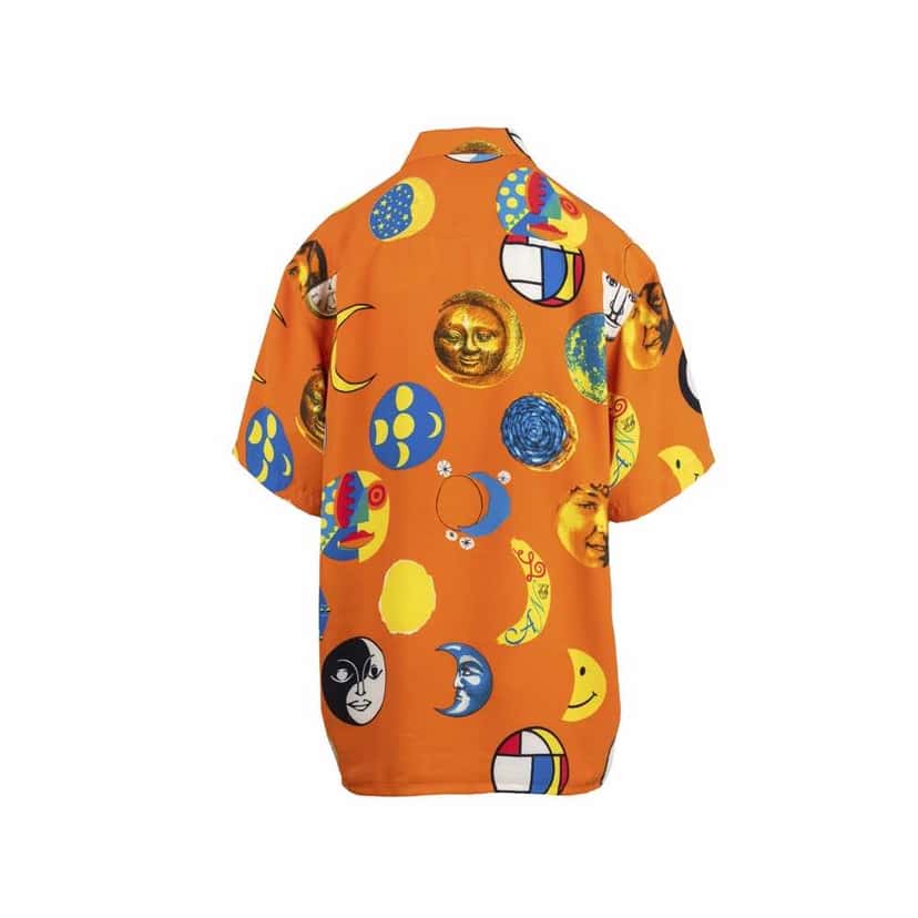 Moschino Printed Shirt Orange Very good condition - Back View