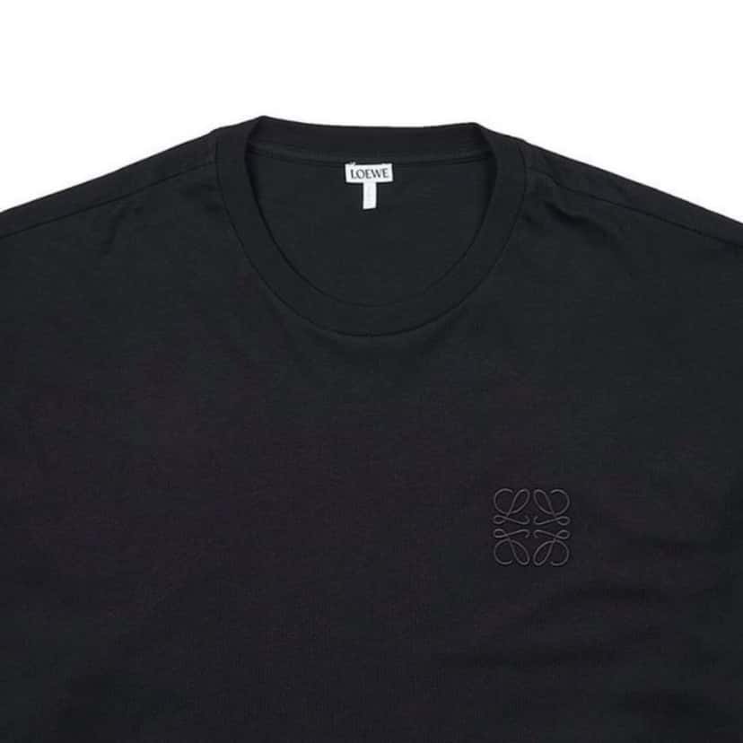Loewe Loewe T-shirt Oversize Black Cotton Never worn, with tag - Inside View