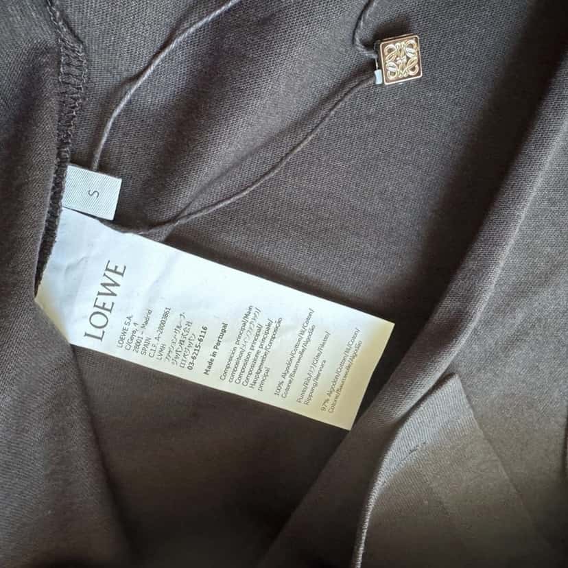 Loewe Loewe T-shirt Oversize Black Cotton Never worn, with tag - Model View