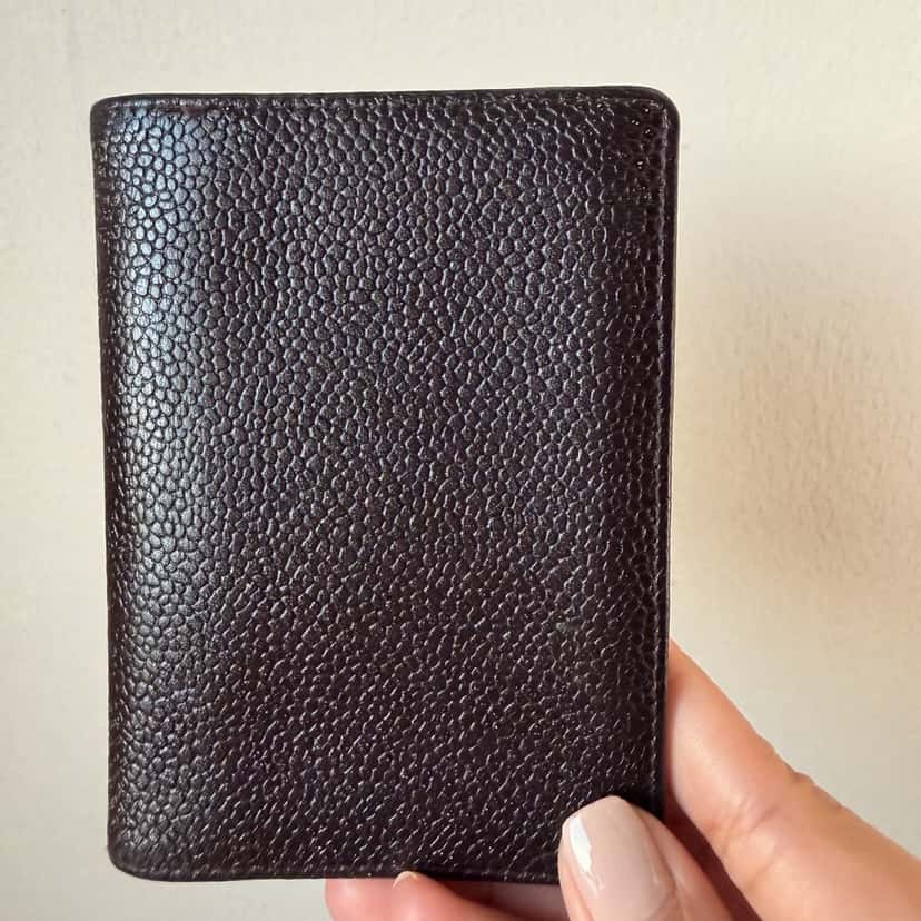 Chanel Caviar Wallet Brown Good condition - Back View