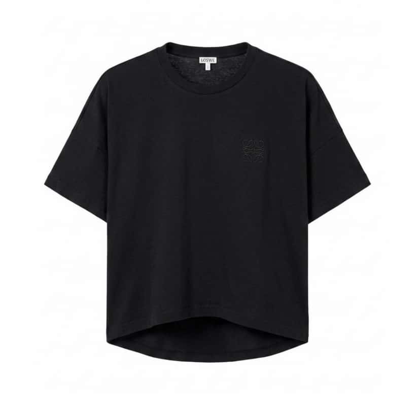 Loewe Loewe T-shirt Anagram Black Cotton Never worn, with tag - Front View
