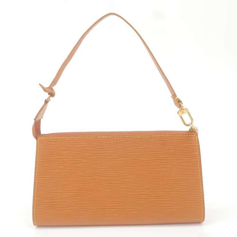 Louis Vuitton Epi Pochette Accessoires Camel Leather Leather Very good condition - Back View
