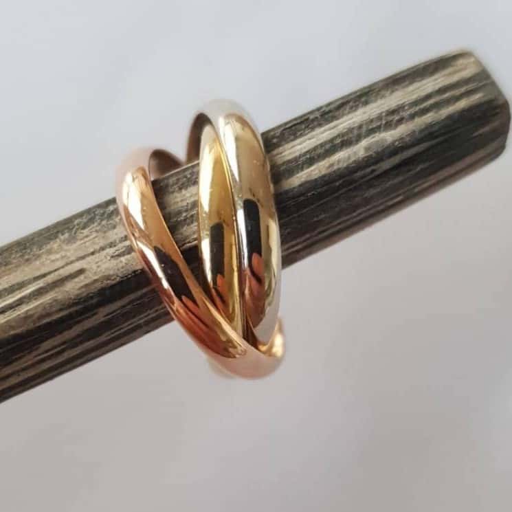 Cartier Trinity ring, 18k Gold Gold Very good condition - Back View