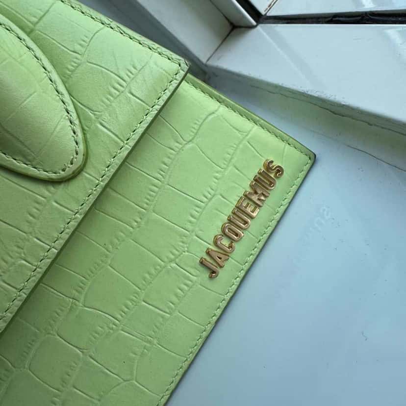 Jacquemus Le Chiquito Green Leather Very good condition - Inside View