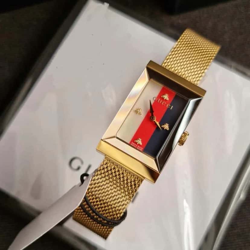 Gucci G-Frame Watch Gold Never worn, with tag - Back View