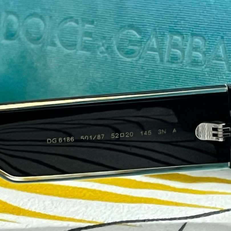 Dolce & Gabbana Cateye Sunglasses Black Plastic Polycarbonate Never worn, with tag - Back View