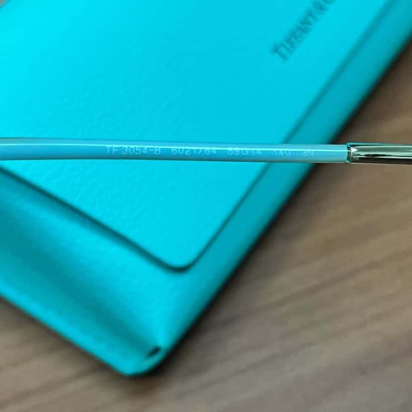 Tiffany & Co Sunglasses Gold Stainless steel Plastic Very good condition - Back View