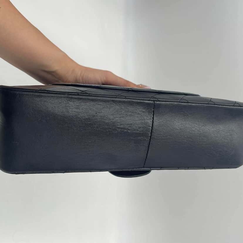 Chanel Classic Double Flap Black Leather Very good condition - Inside View