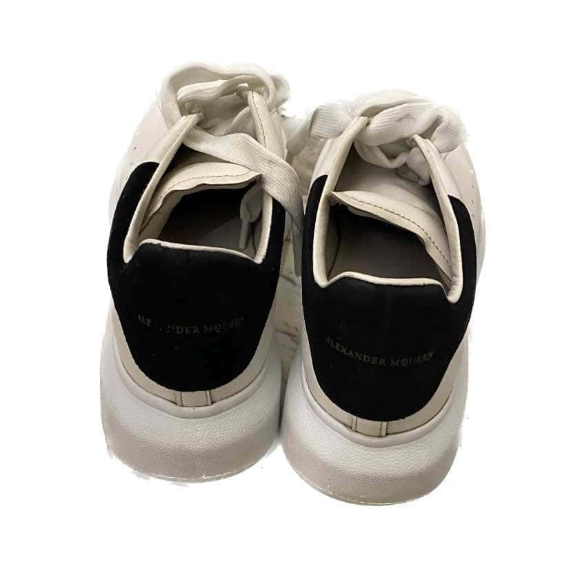 Alexander McQueen Oversized Sneaker White Leather Very good condition - Back View