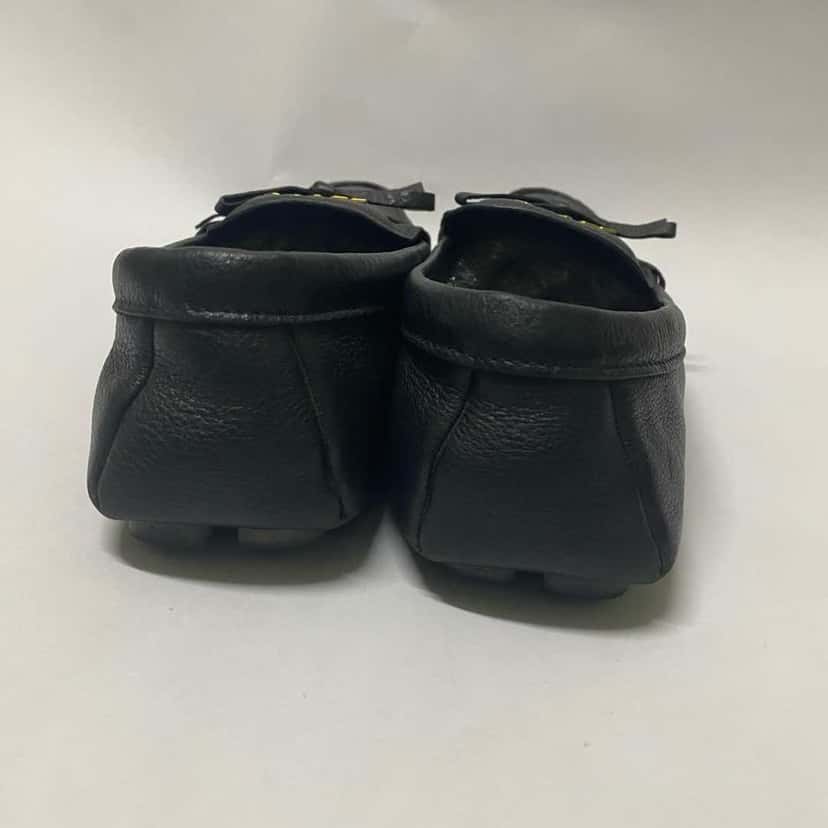 Prada Bow Loafers Black Leather Very good condition - Inside View