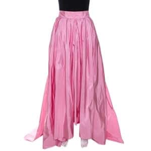 Max Mara Assymetrical Skirt Pink Silk Never worn, with tag - Inside View